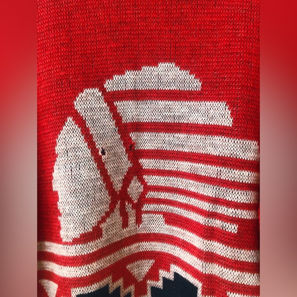 Vintage 70s 80s RARE Pendleton Wool Sweater with Western Motif - Picture 8 of 12